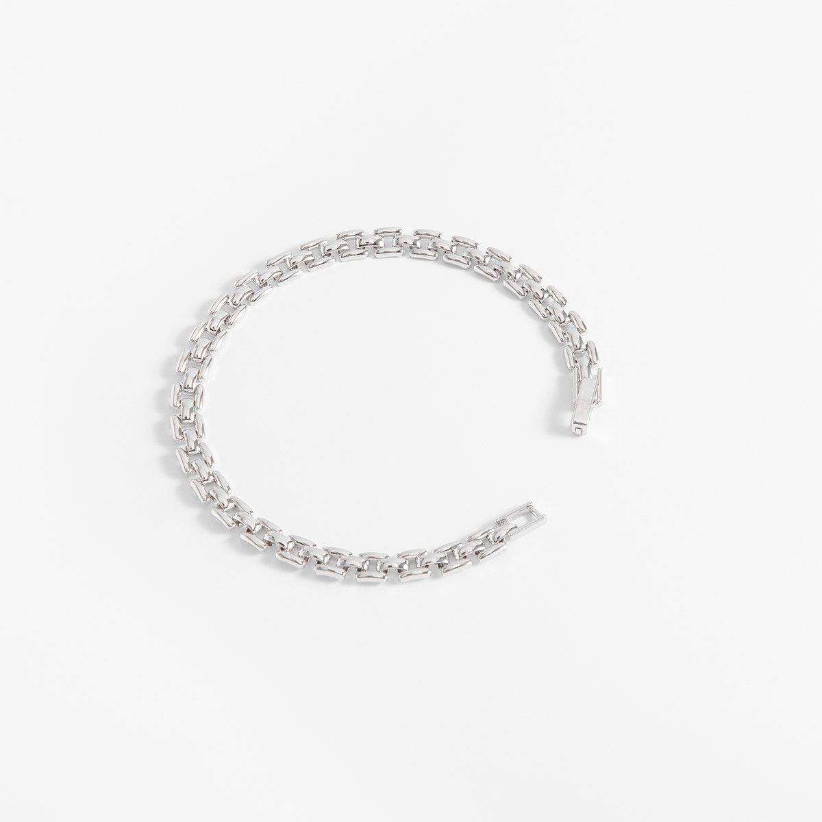 Pulsera Eslabones Entreza, Complemento Elegante 19cm Pulsera Eslabones Entreza, Complemento Elegante 19cm