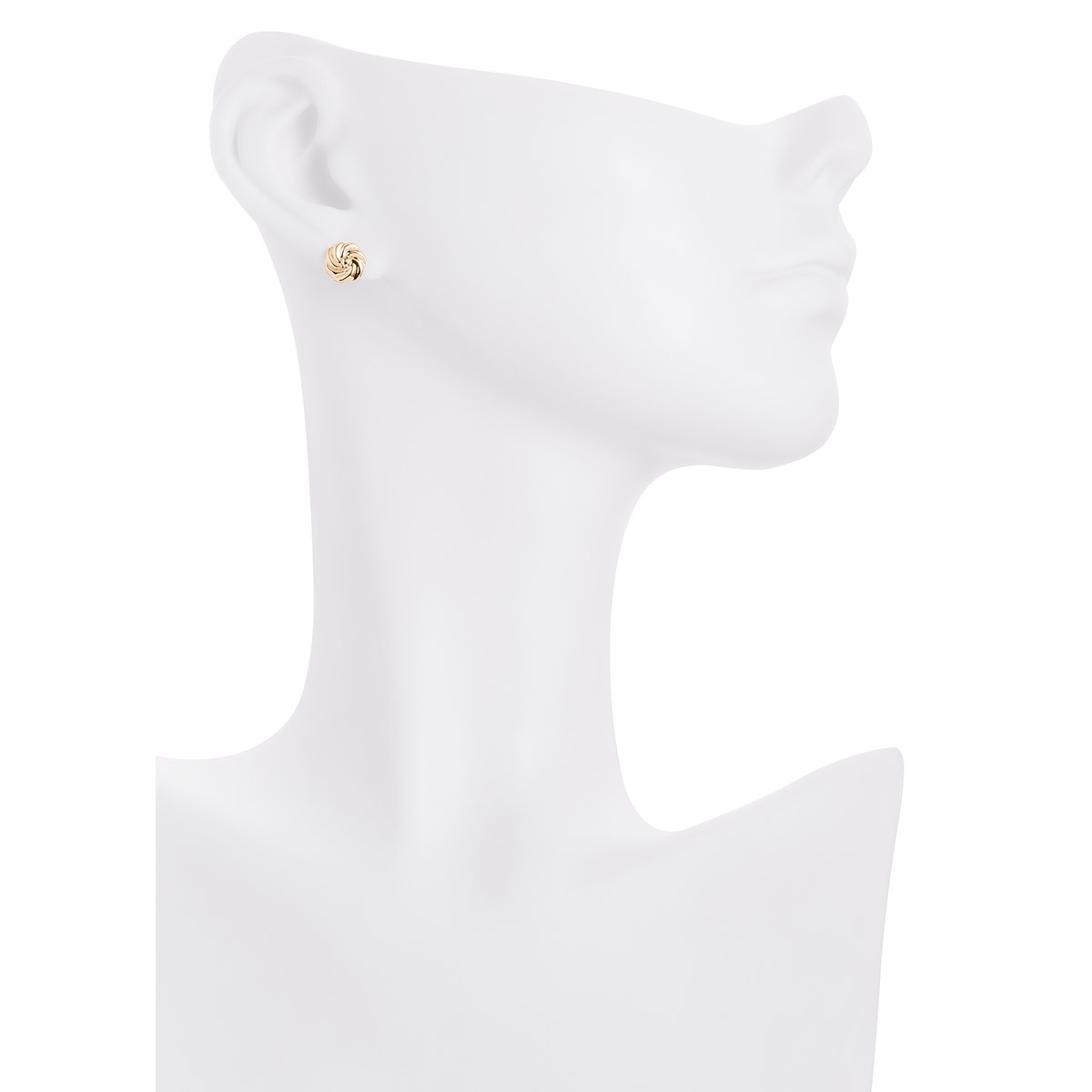 Coqueto duo de aretes en baño de oro; uno en forma de moño y otro en forma de flor.
-        Duo de aretes con poste
-        Baño de oro 18k
