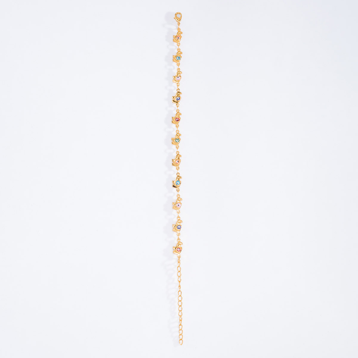 Pulsera De Tres Vueltas De Cuero Y Detalles Bañados En Oro De 18k | Costa Rica