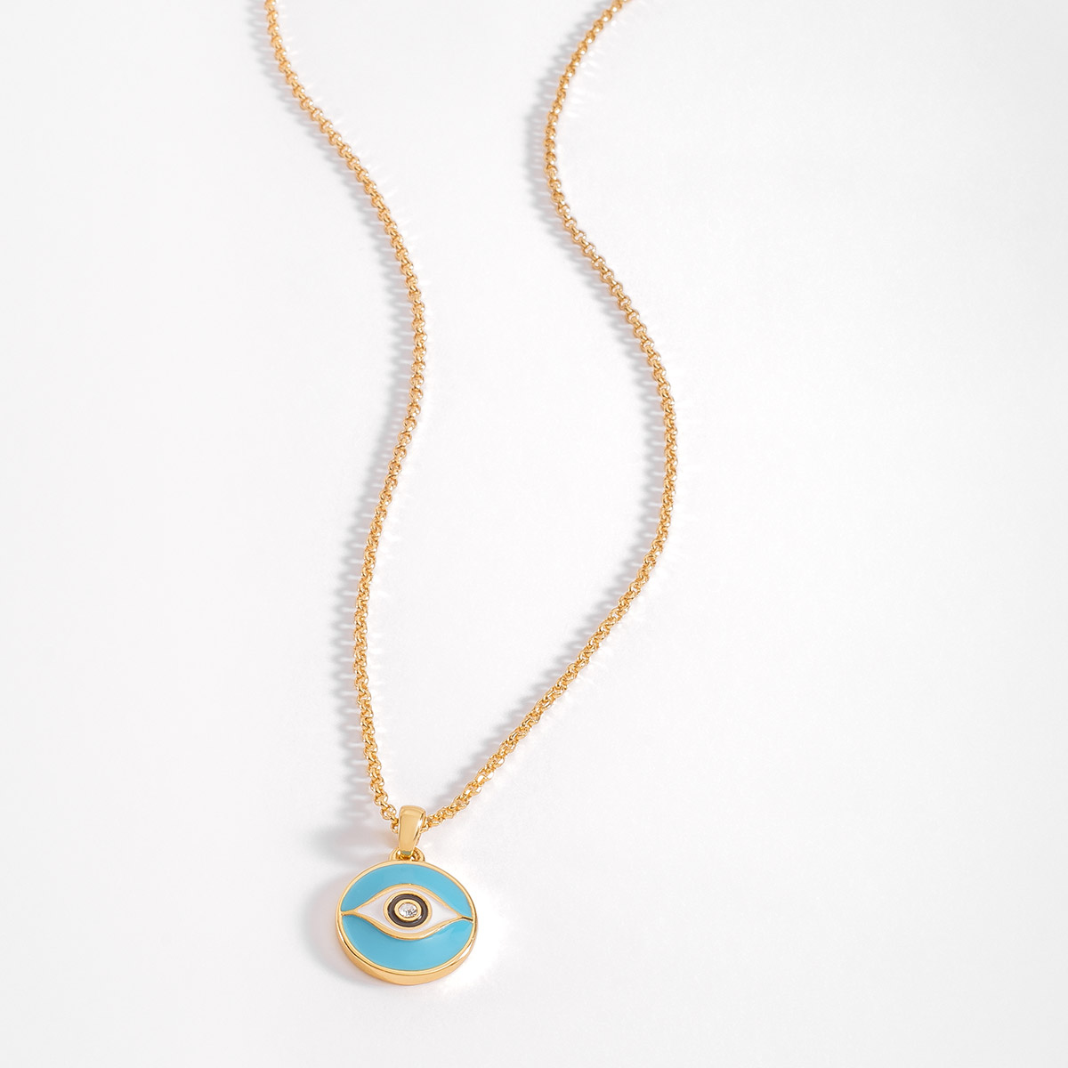 Collar con colgante Ojo Turco protección turquesa Collar con colgante Ojo Turco protección turquesa