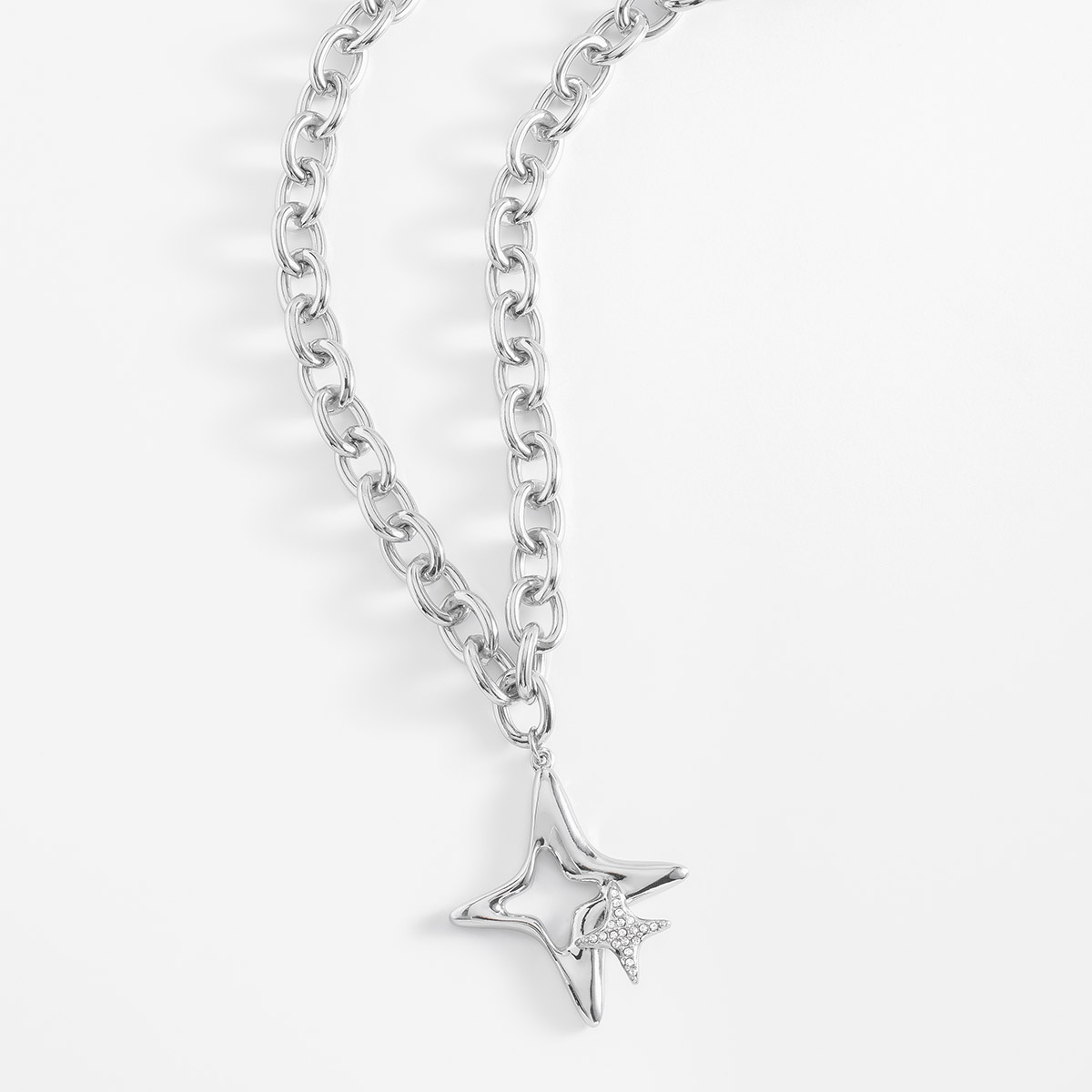 Collar Platino Paris by NICE Luce Elegancia y Estilo Collar Platino Paris by NICE Luce Elegancia y Estilo
